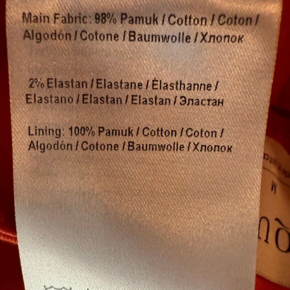 Women's Orange Straight Leg Pants - Picture 9 of 9